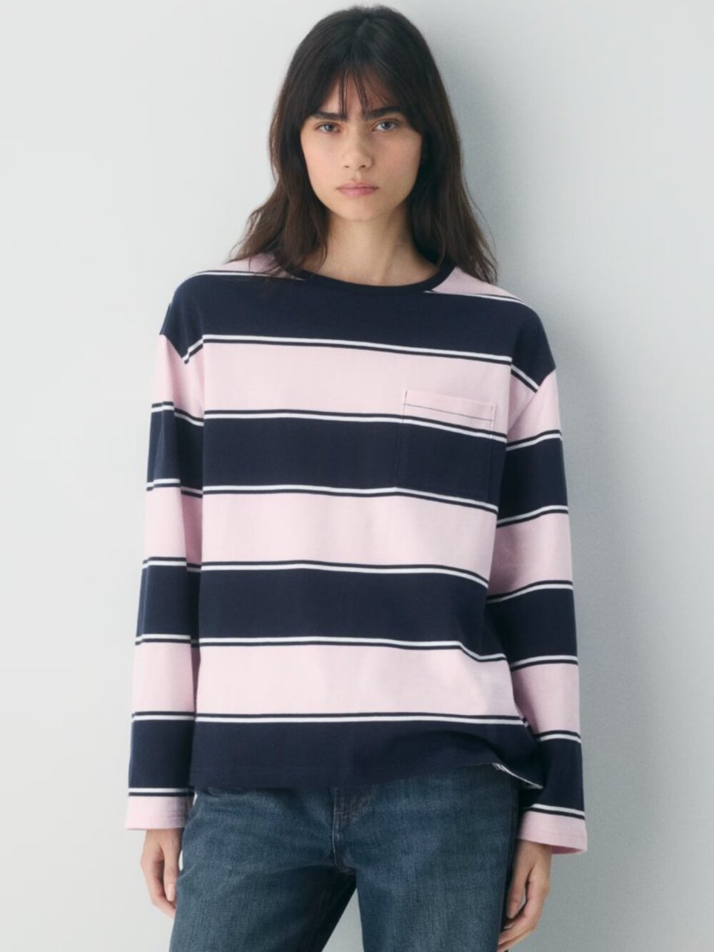 Aritzia Tna  Mighty Cotton Fletch Longsleeve - Size Small